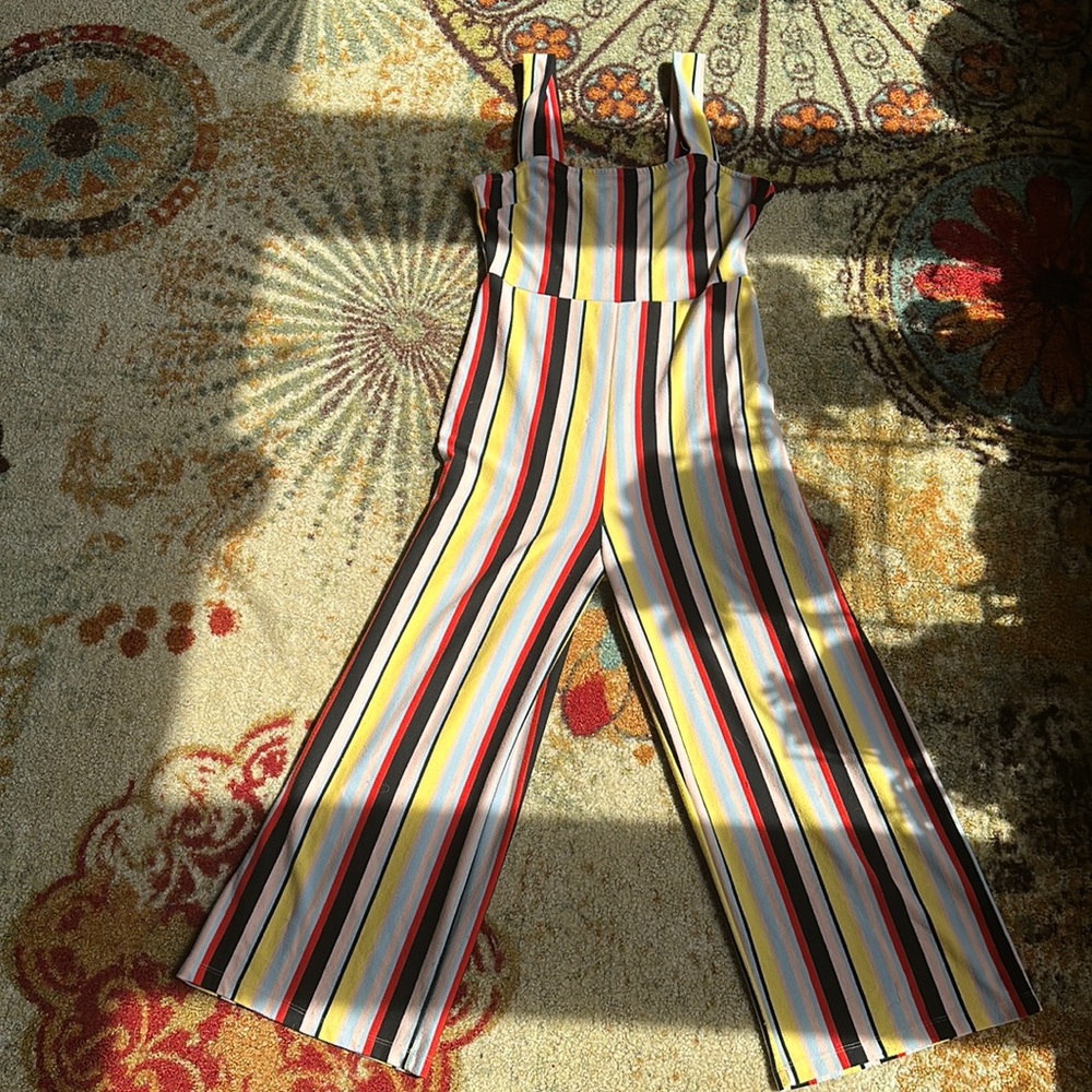 Urban Outfitters Colorful Striped Romper